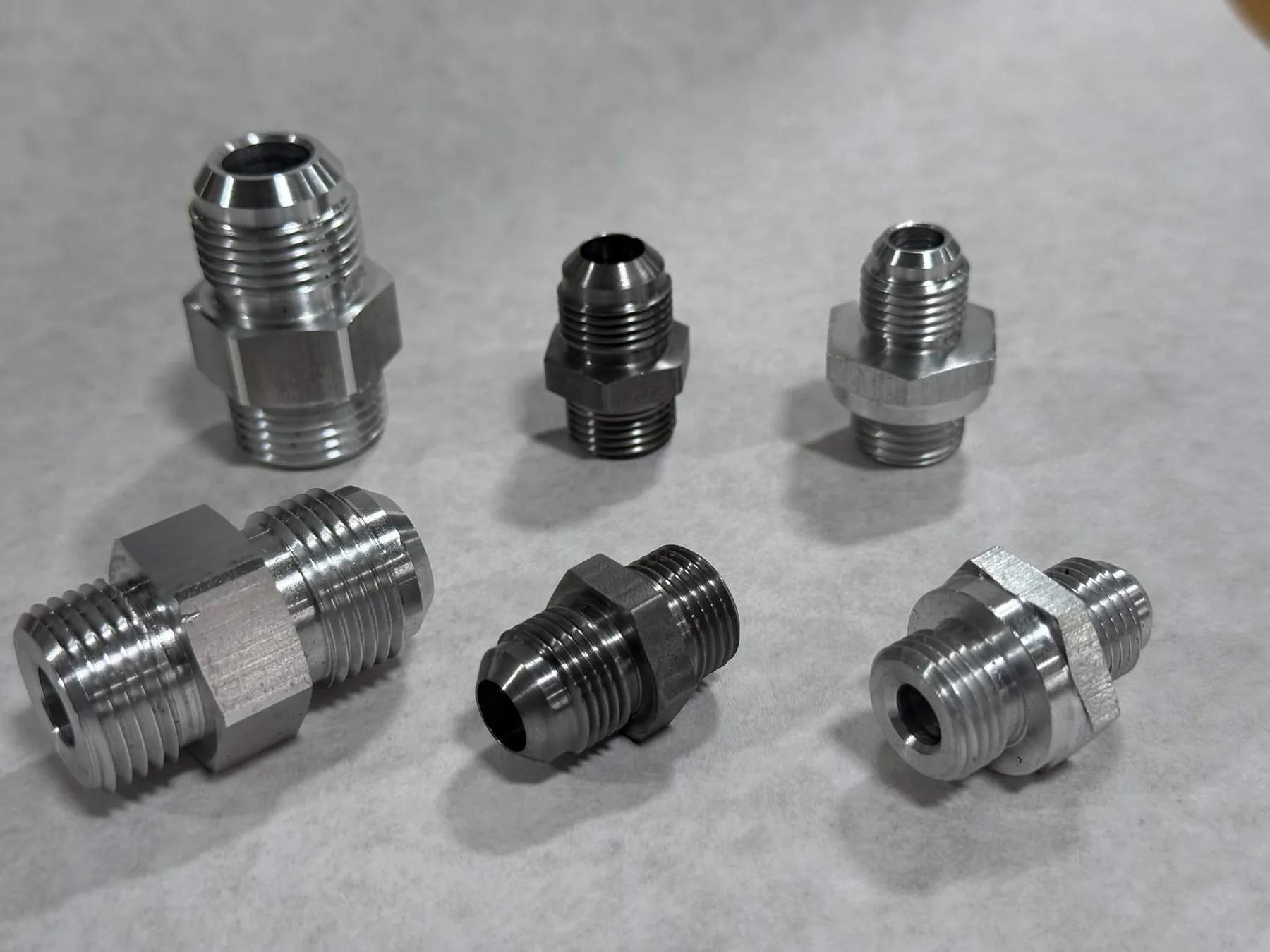Turned industrial components for CNC turning and Y-axis lathe work.