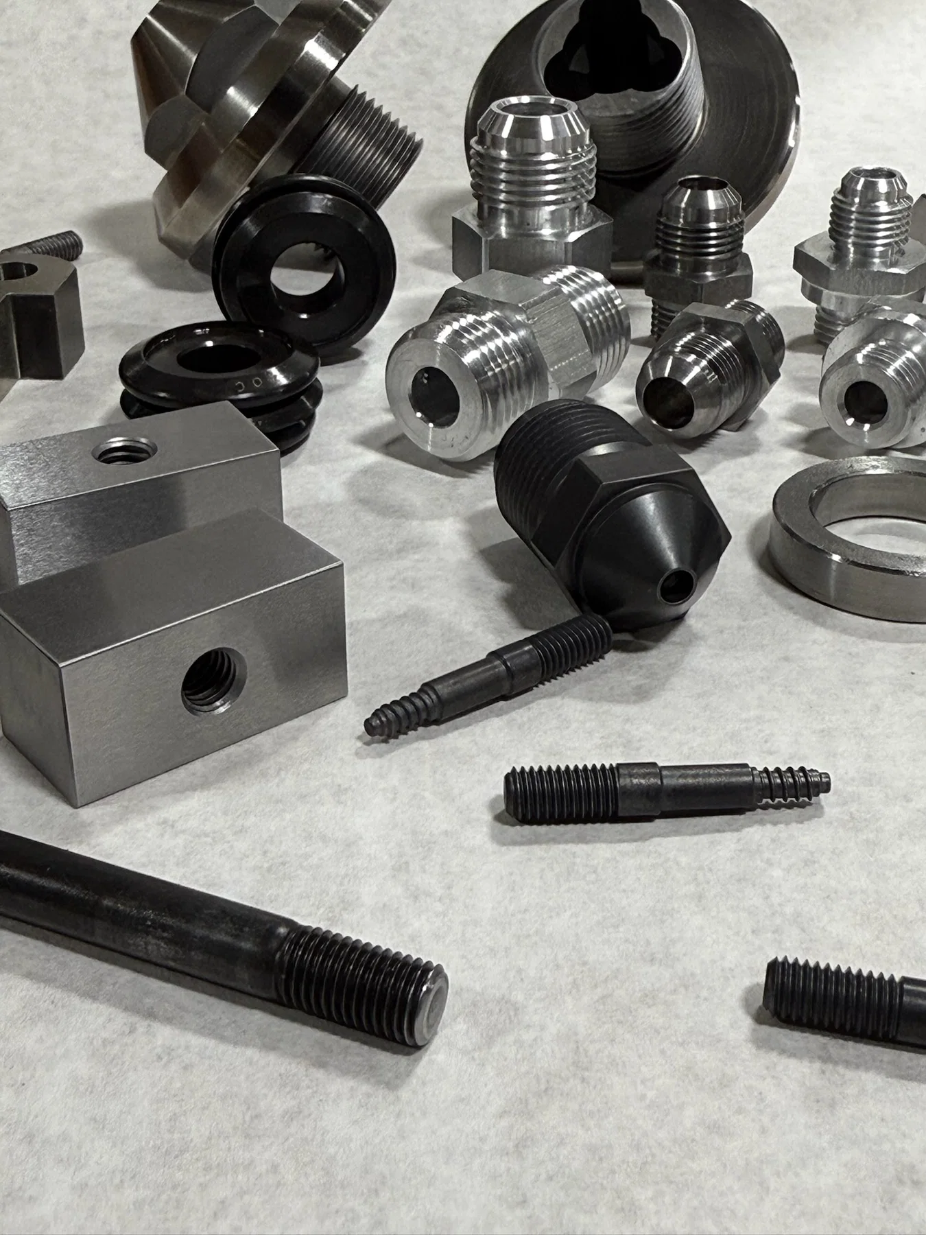 Prototype and short-run machined components.