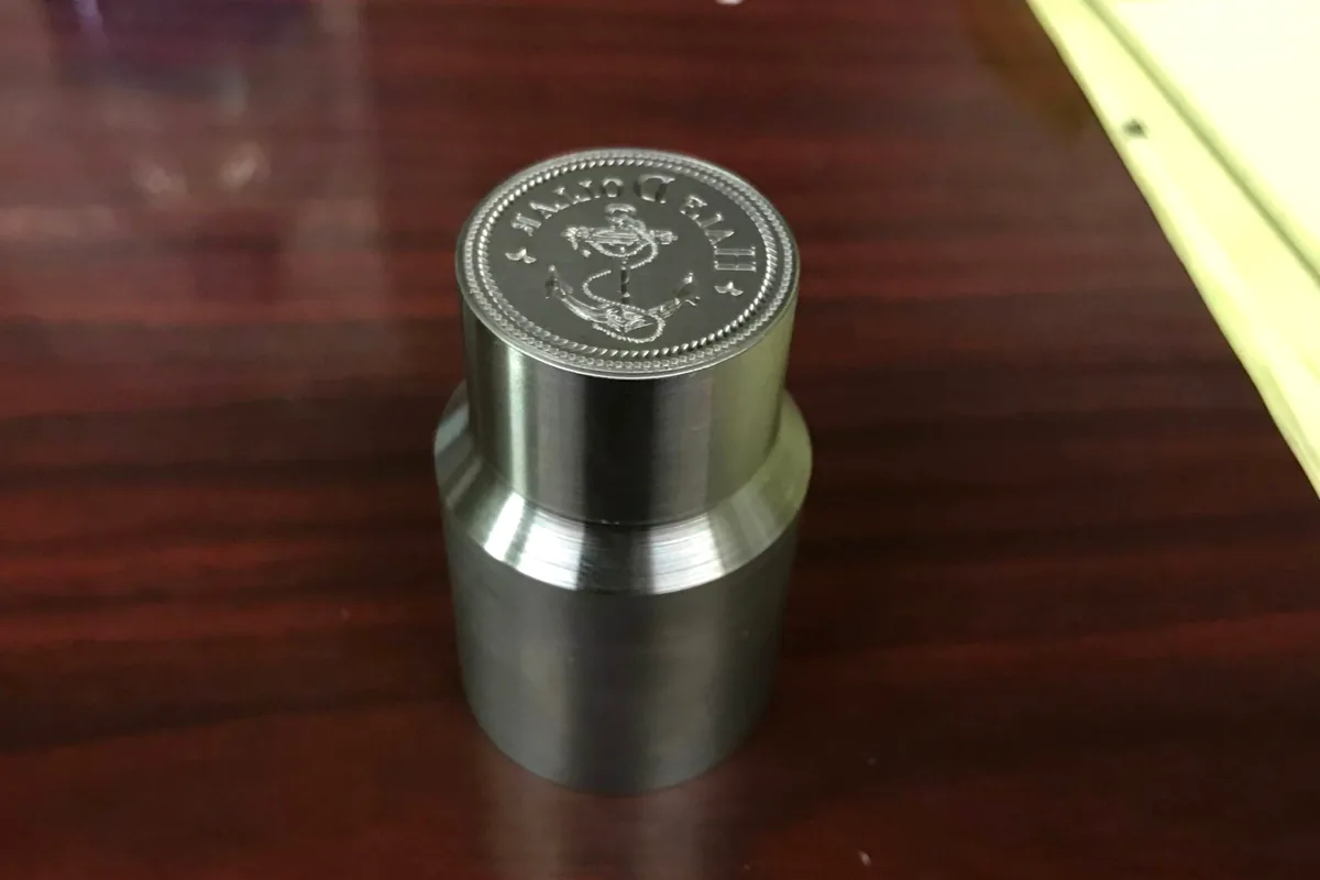 Marking tooling and engraved metal blocks.